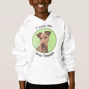 Peinture Irlandaise Terrier - Cute Original Chien 
