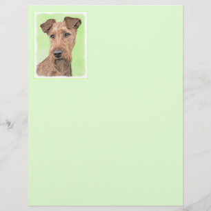 Peinture Irlandaise Terrier - Cute Original Chien 