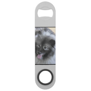 Peinture Keeshond Bailey - Cute Original Chien Art