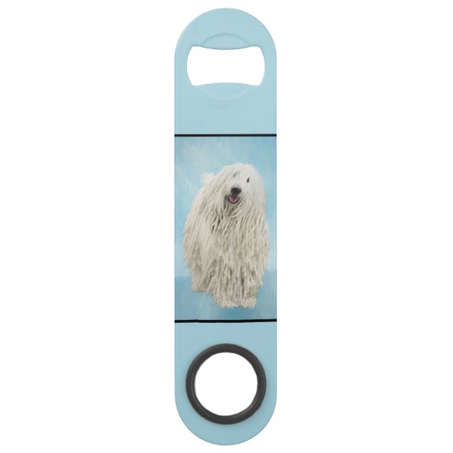 Peinture Komondor - Cute Original Chien Art (Dos)