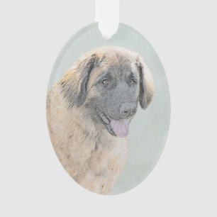 Peinture Leonberger - Joli art original chien