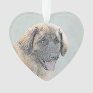 Peinture Leonberger - Joli art original chien