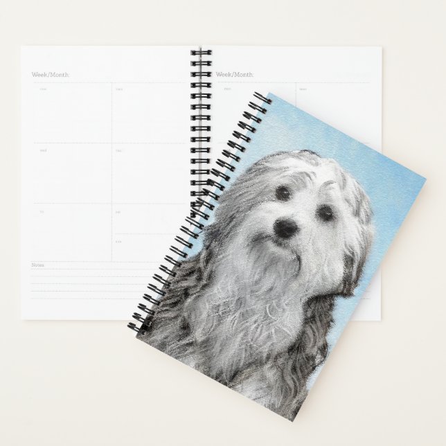 Peinture Lowchen - Cute Original Chien Art (Devant avec enveloppe)