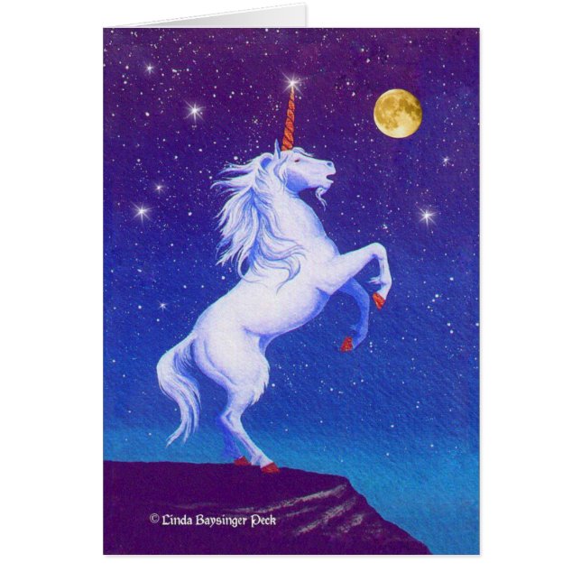 Peinture magique de Pleine lune de licorne (Devant)