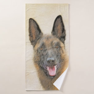Peinture Malinoise belge - Cute Original Chien Art