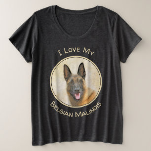 Peinture Malinoise belge - Cute Original Chien Art