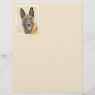 Peinture Malinoise belge - Cute Original Chien Art