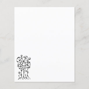 Peinture manuelle - Groupe d'arbres abstraits 1