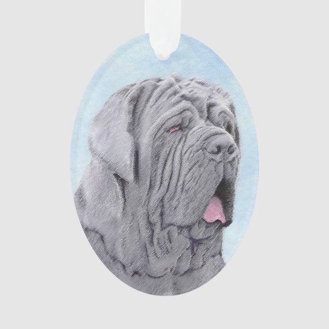 Peinture Mastiff Neopolitan - Art Chien original (devant)