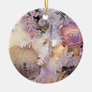 Peinture moderne Arbre de Noël Décorations violett