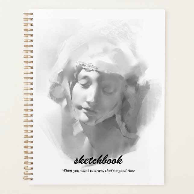 Peinture murale Art Plâtre Statue Dessin de femme (Devant)