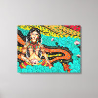 Peinture murale du Kerala, imprimer sur toile