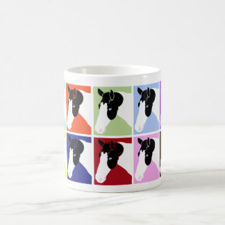 Peinture noir/blanc Pinto Horse Coffee Mug Cadeau