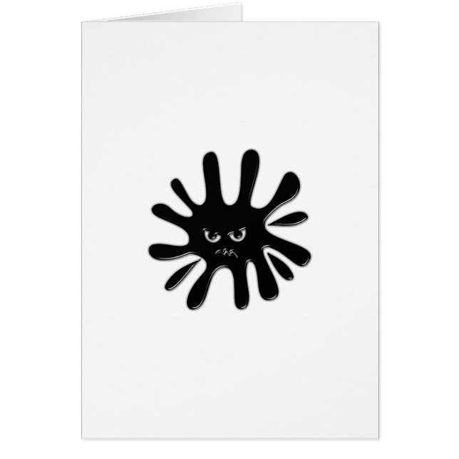 Peinture noire en colère (Devant)