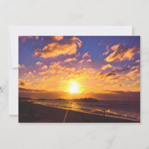 Peinture numérique - lever de soleil Extraordinair