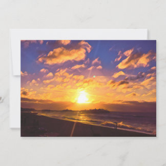 Peinture numérique - lever de soleil Extraordinair