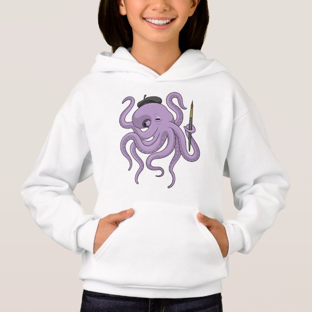 Peinture Octopus Peinture brosse (Devant)