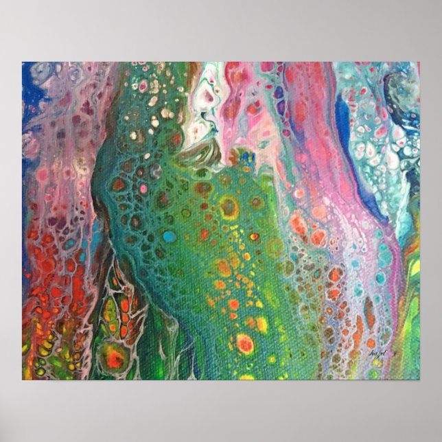 Peinture originale, Impression artistique, Art Abs (Devant)
