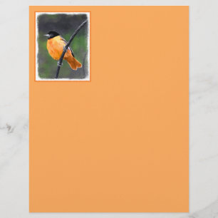 Peinture Oriole - Art Oiseau Original
