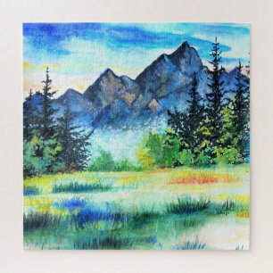 Peinture Paysage Puzzle Cadeau Nature