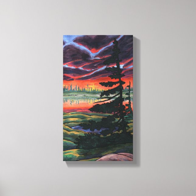 Peinture paysagère canadienne Petite toile d'impre (Recto)