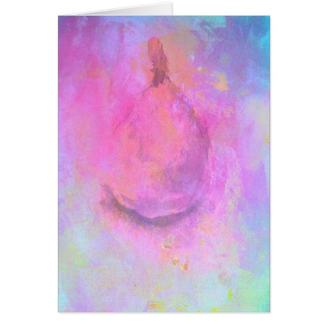 Peinture Pear Vie morte Faite En Aquarelles (Devant)