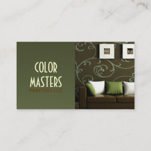 Peinture, Peintre , Construction , Carte de visite