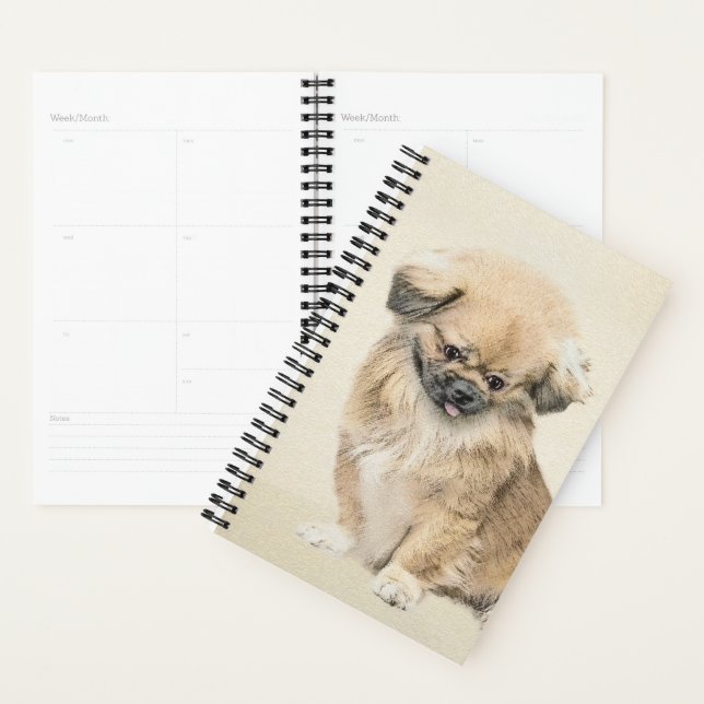 Peinture Pekingese - Cute Original Chien Art (Devant avec enveloppe)