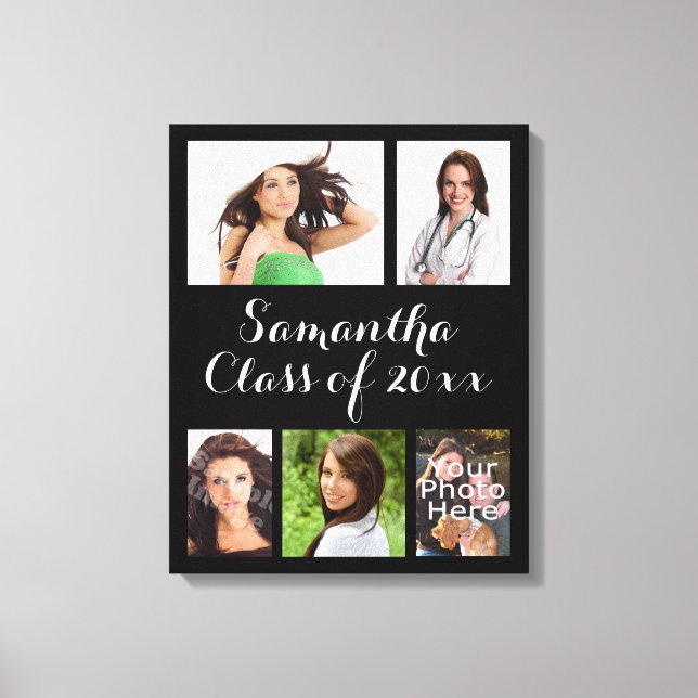 Peinture personnalisée Collage photo toile envelop (Recto)