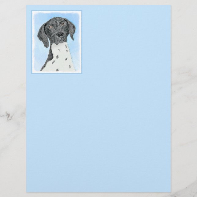 Peinture pointeur germanique - Art original (Devant)