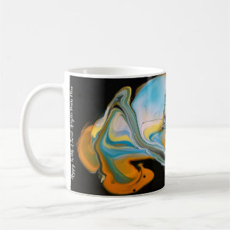 Peinture Pour Abstraite Grande Mug de Danse