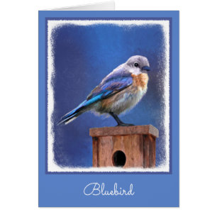 Peinture pour oiseaux bleus (femelle) - Art origin