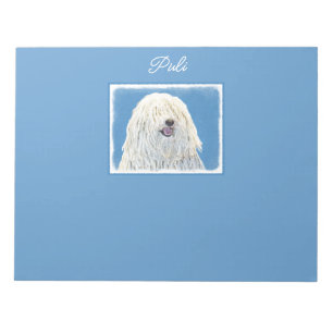 Peinture Puli - Bloc-notes original pour chien mig