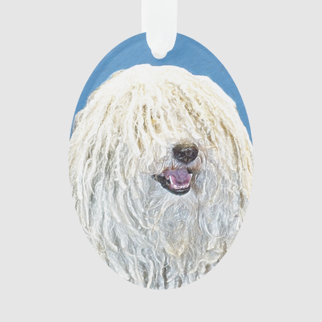 Peinture Puli - Cute Original Chien Art (devant)