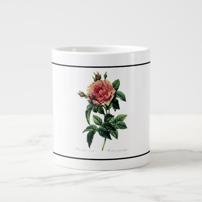 PEINTURE REDOUTE DU ROSE ESPRESSO Mug PERSONNALISA (Devant)