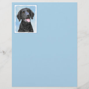 Peinture Retriever recouverte de boue - Art Chien