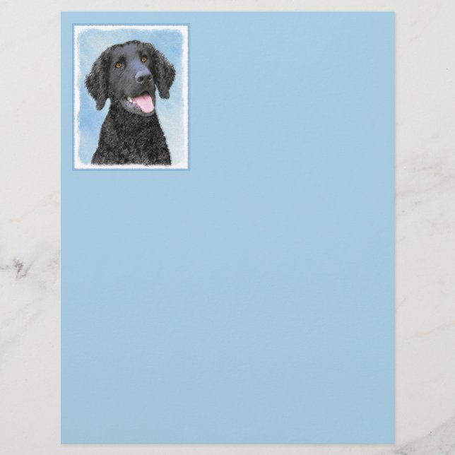 Peinture Retriever recouverte de boue - Art Chien  (Devant)