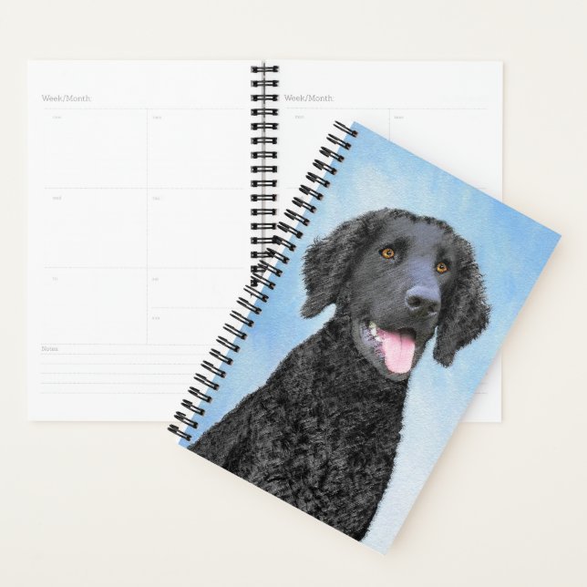 Peinture Retriever recouverte de boue - Art Chien  (Devant avec enveloppe)