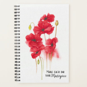 Peinture rouge avec citation