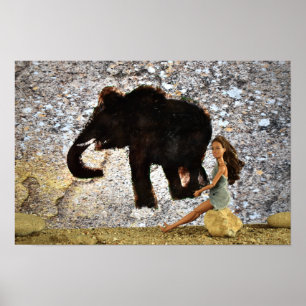 Peinture Rupestre. affiche
