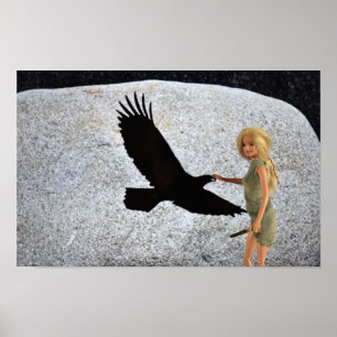 Peinture Rupestre. affiche