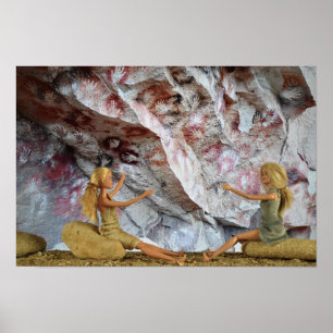 Peinture Rupestre. affiche