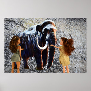 Peinture Rupestre. affiche