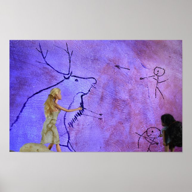 Peinture Rupestre.  affiche (Devant)