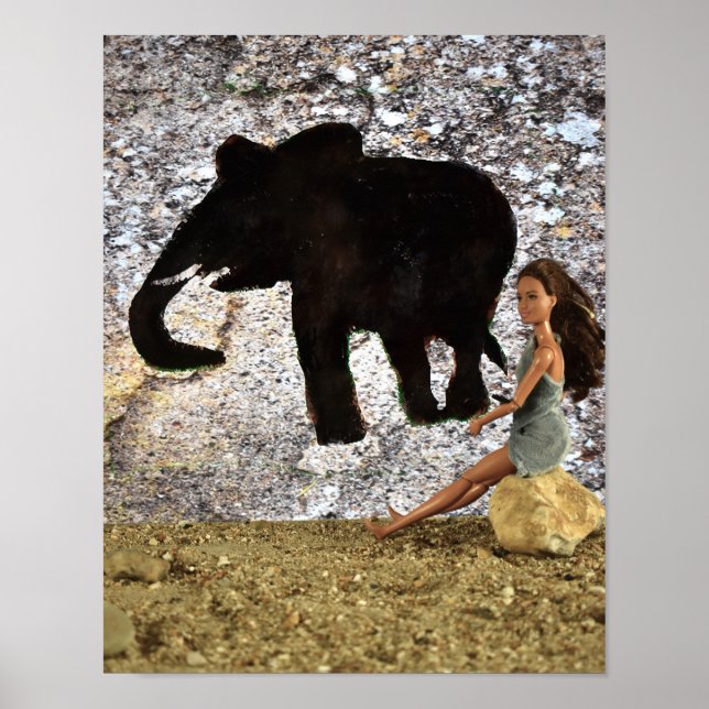 Peinture Rupestre.  affiche (Devant)