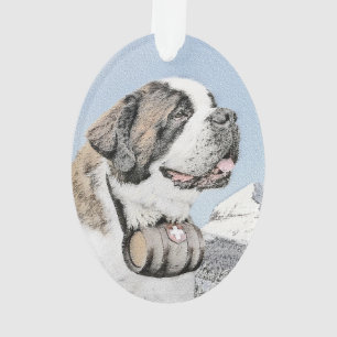 Peinture Saint Bernard - Cute Original Chien Art