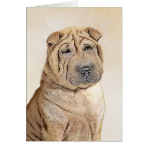 Peinture Shar Pei - Cute Original Chien Art