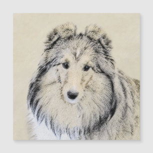 Peinture Shetland Sheepdog - Jolie art original ch