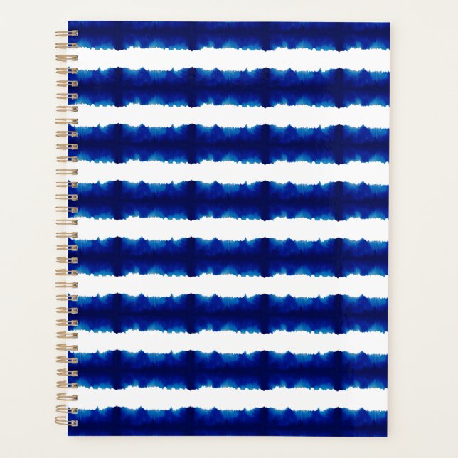 Peinture Shibori en Bleu (Devant)