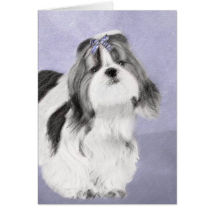 Peinture Shih Tzu - Cute Original Chien Art